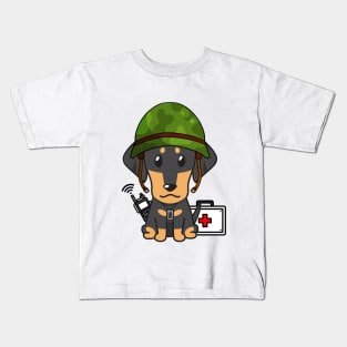 Medic Dachshund Kids T-Shirt